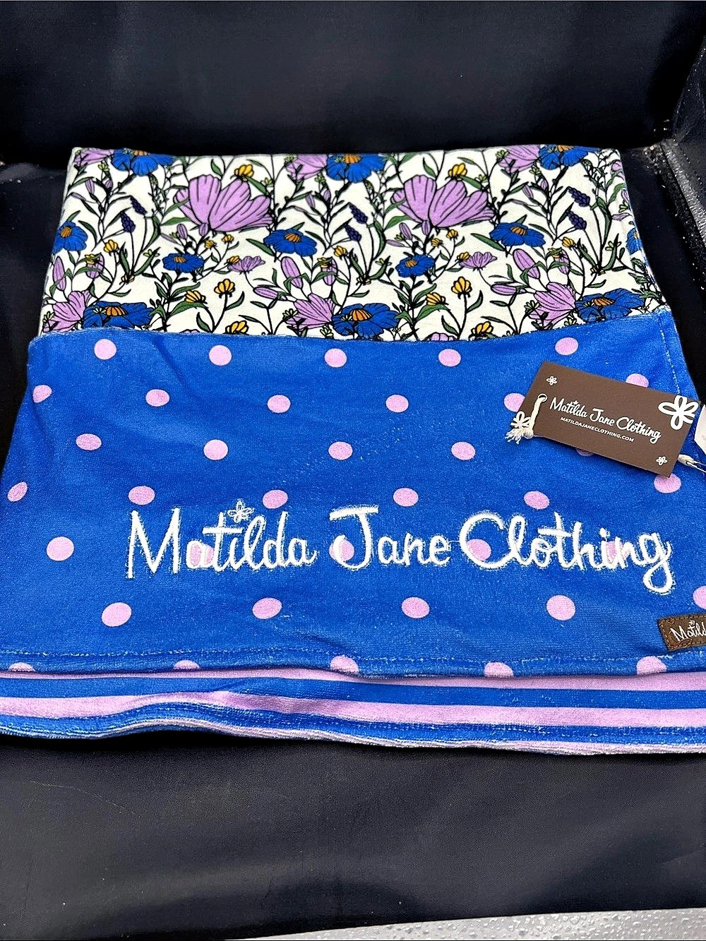 Matilda Jane Clothing floral blanket /towel NWT